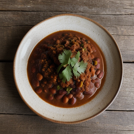 Vegetable Chili With Millet recipe image