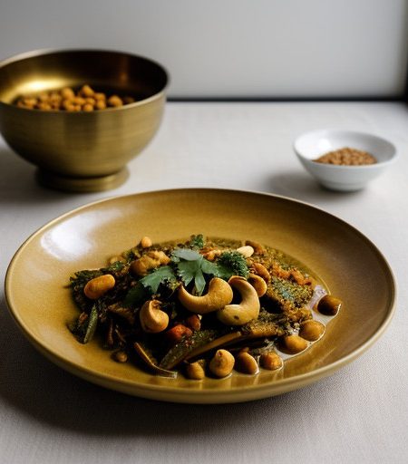 Vegetable Curry With Cashews recipe image