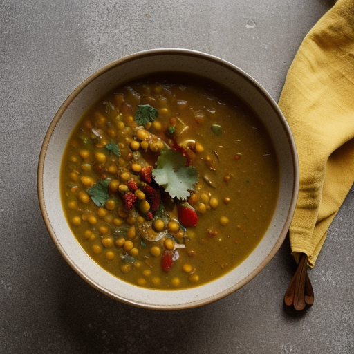 Vegetable Dahl Soup recipe image