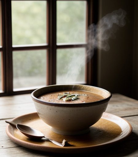 Vegetable Eggplant Soup recipe image