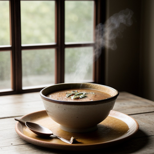 Vegetable Eggplant Soup recipe image