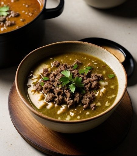 Vegetable & Ground Beef Soup recipe image