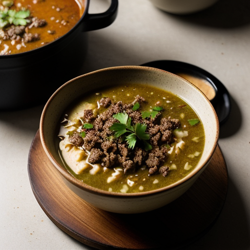Vegetable & Ground Beef Soup recipe image