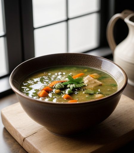 Vegetable & Herb Rice Oriental Soup recipe image