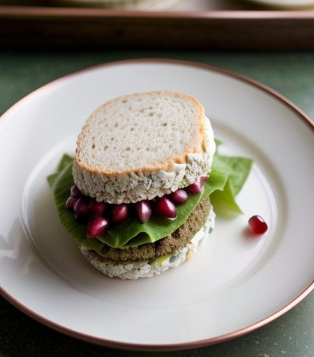 Vegetable Hummus Sandwiches recipe image