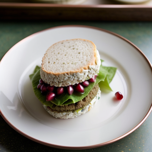 Vegetable Hummus Sandwiches recipe image