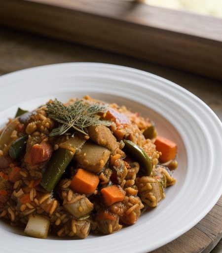Vegetable Jambalaya recipe image