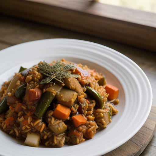 Vegetable Jambalaya recipe image