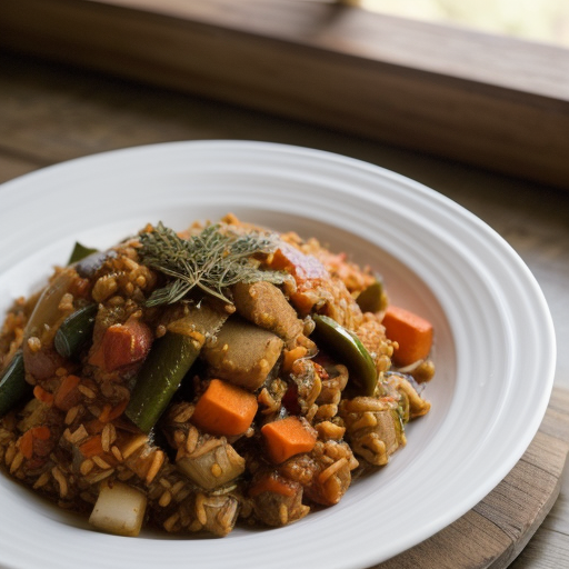 Vegetable Jambalaya recipe image