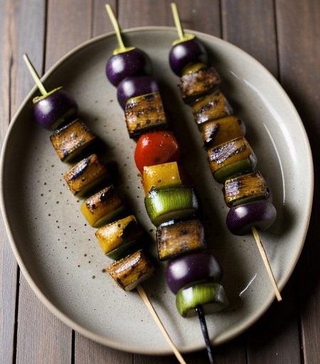 Vegetable Kabobs recipe image