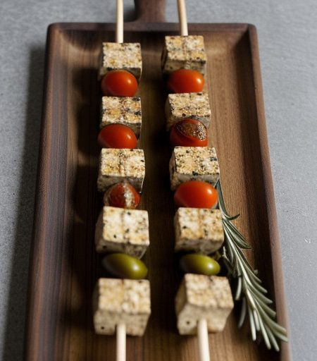Vegetable Kebabs With Rosemary recipe image