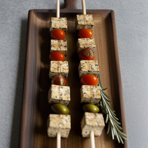 Vegetable Kebabs With Rosemary recipe image