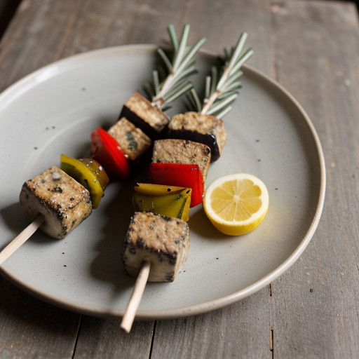 Vegetable Kebabs With Rosemary recipe image