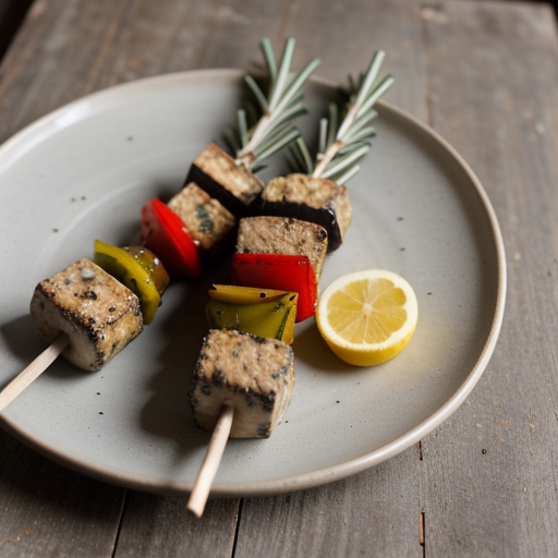 Vegetable Kebabs With Rosemary recipe image