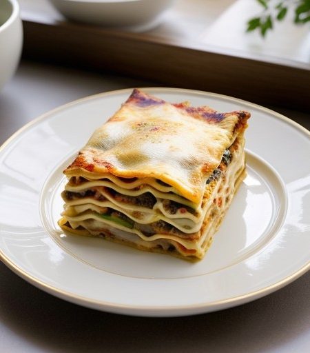 Vegetable Lasagne: recipe image