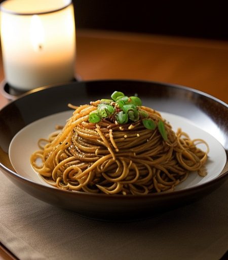 Vegetable Lo Mein for Two recipe image