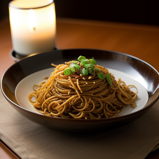 Vegetable Lo Mein for Two recipe image