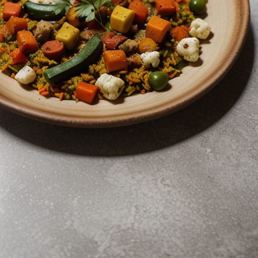 Vegetable Paella recipe image