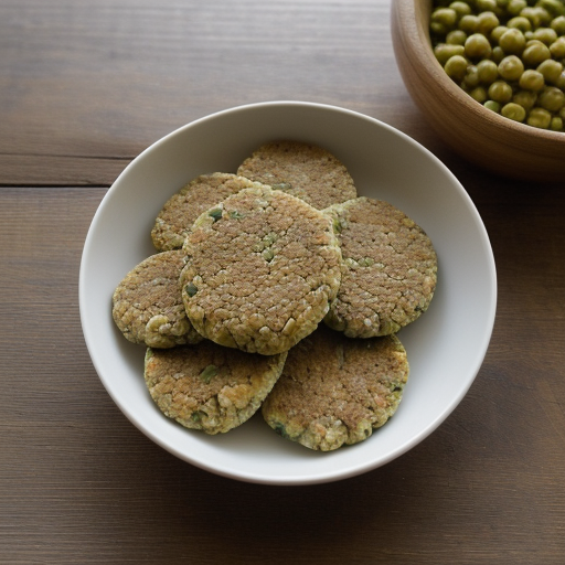 Vegetable Patties With Peanut Sauce recipe image