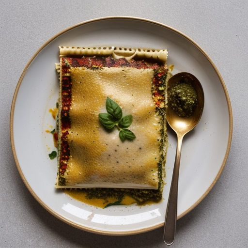 Vegetable Pesto Lasagne recipe image