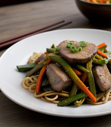 Vegetable Pork Stir-Fry recipe image