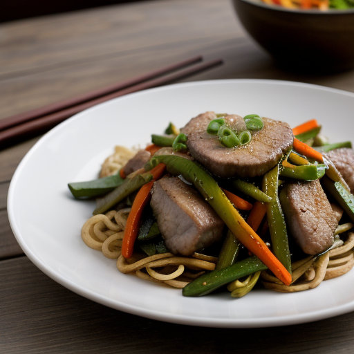 Vegetable Pork Stir-Fry recipe image