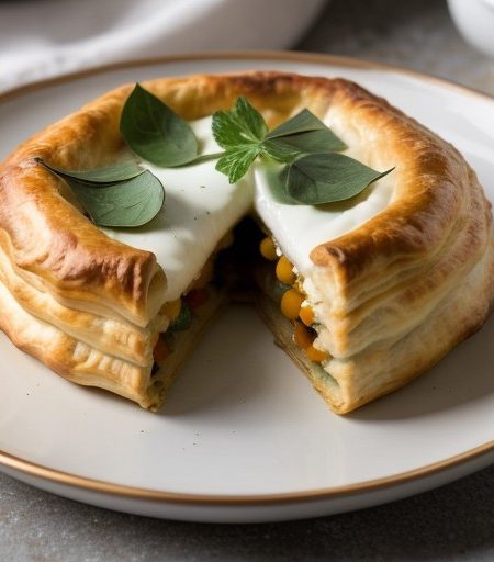 Vegetable Puff Pizzalini recipe image
