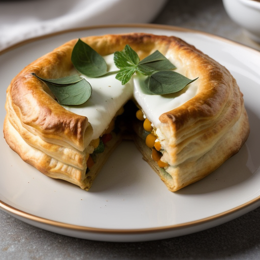 Vegetable Puff Pizzalini recipe image