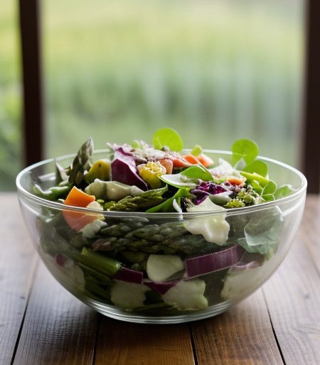 Vegetable Salad With Herbal Vinaigrette recipe image