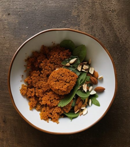 Vegetable Salad With Romesco Sauce recipe image