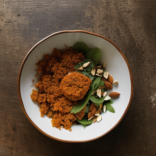 Vegetable Salad With Romesco Sauce recipe image