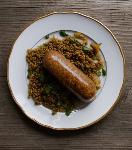 Vegetable Sausage (Hoy Jaw recipe image