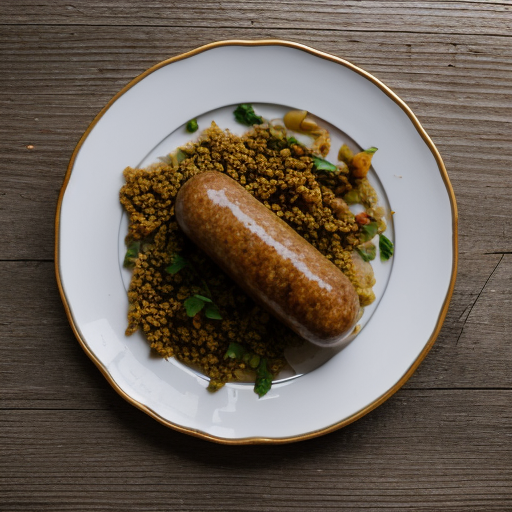 Vegetable Sausage (Hoy Jaw recipe image
