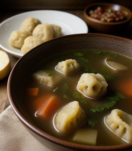 Vegetable Soup With Dumplings recipe image