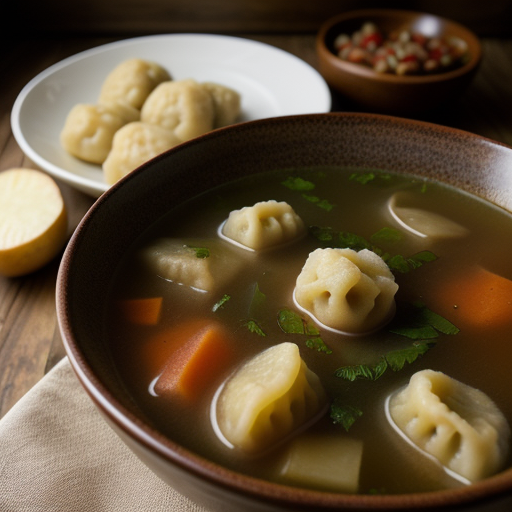 Vegetable Soup With Dumplings recipe image