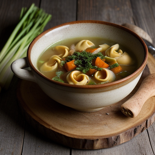 Vegetable Soup With Tortellini recipe image