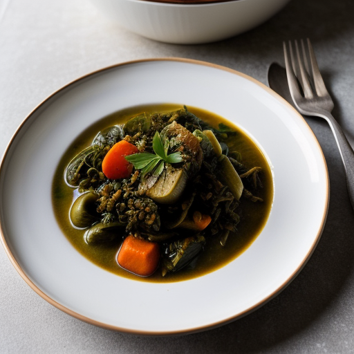 Vegetable Stew With Dolma recipe image