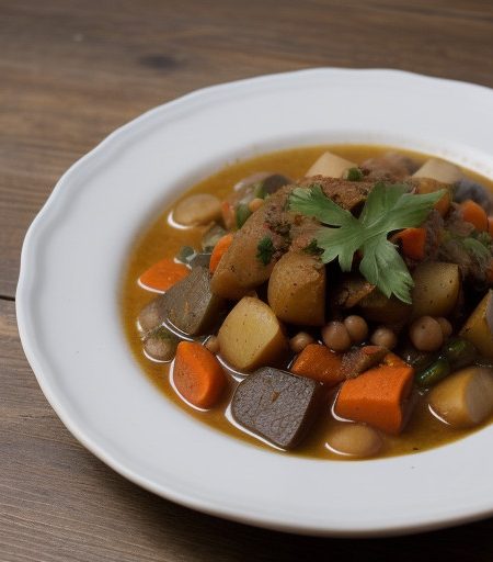 Vegetable Stew With Soybeans recipe image