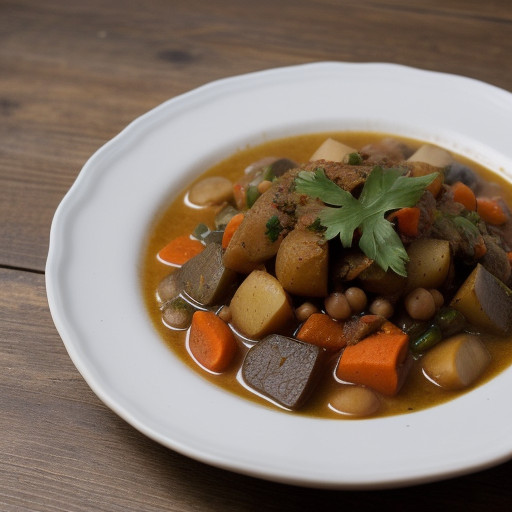 Vegetable Stew With Soybeans recipe image