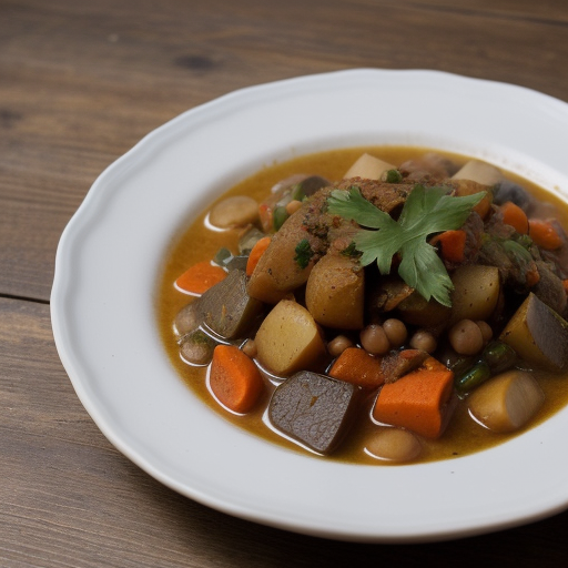 Vegetable Stew With Soybeans recipe image