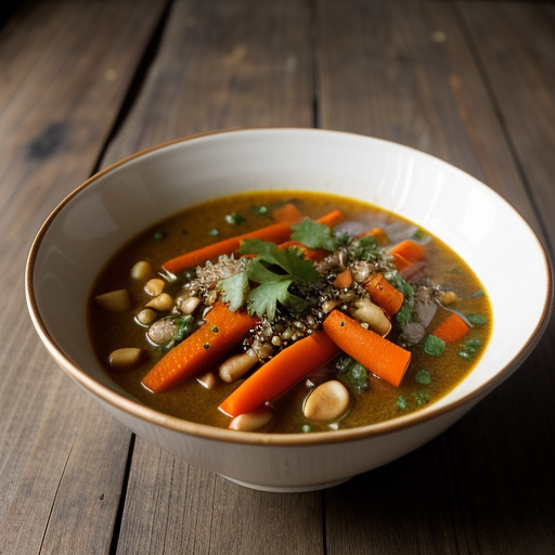 Vegetable Stew With Spicy Peanut Sauce recipe image