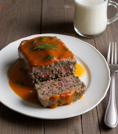 Vegetable-Stuffed Meat Loaf recipe image