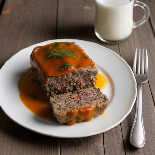 Vegetable-Stuffed Meat Loaf recipe image