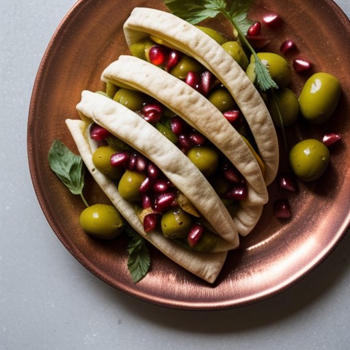 Vegetable Stuffed Pitas (7.5 PTS recipe image