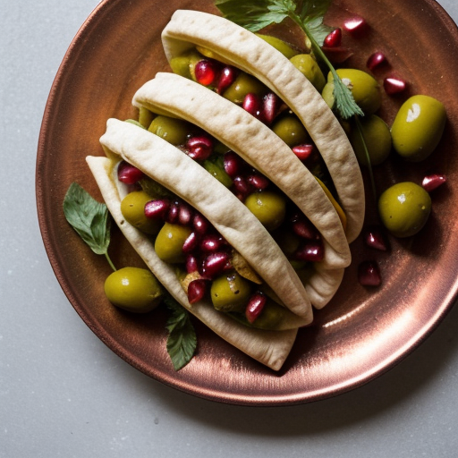 Vegetable Stuffed Pitas (7.5 PTS recipe image