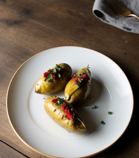 Vegetable Stuffed Potatoes recipe image