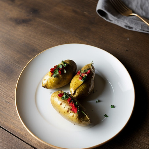 Vegetable Stuffed Potatoes recipe image