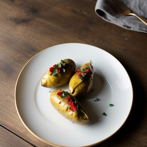 Vegetable Stuffed Potatoes recipe image