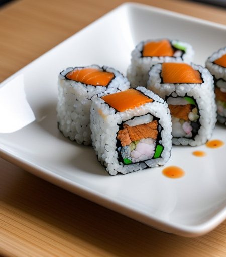 Vegetable Sushi Roll recipe image