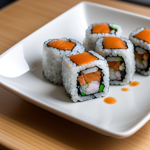 Vegetable Sushi Roll recipe image